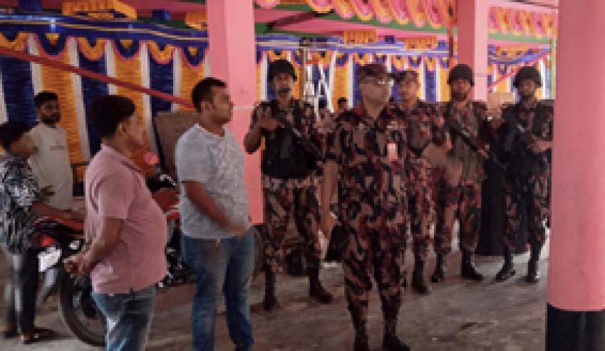 দক্ষিণ-পশ্চিম রিজিয়নে ২২২টি পূজামণ্ডপের  নিরাপত্তায় ২ হাজার বিজিবি সদস্য