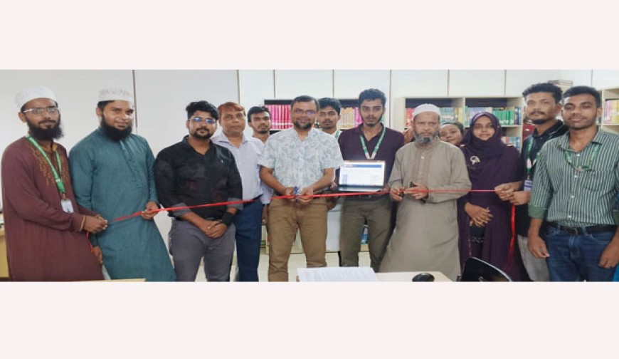 কেকেবিএইউ’র সেন্ট্রাল লাইব্রেরির  অটোমেশন কার্যক্রমের উদ্বোধন