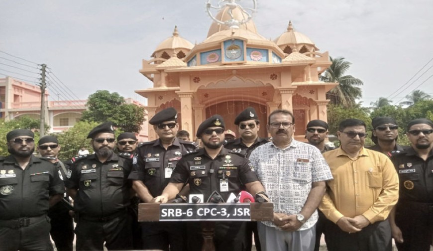 দুর্গাপূজা নির্বিঘ্নে উদযাপন নিশ্চিত করতে  যশোর-নড়াইলে এসআরবি’র নজরদারি