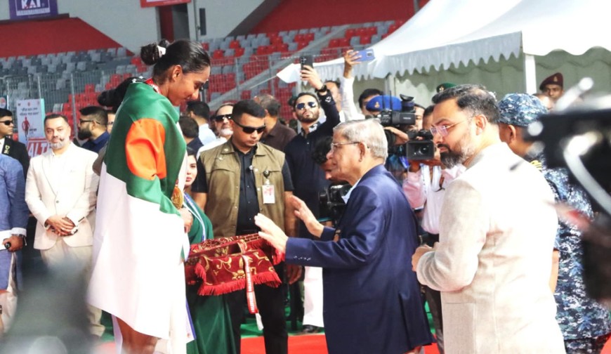 ১৮তম বার দ্রুততম মানবী  যবিপ্রবির শিরিন আক্তার