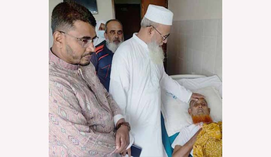 কেশবপুরে অসুস্থ আলেমে দ্বীনের  পাশে এমপি অধ্যাপক মোক্তার আলী