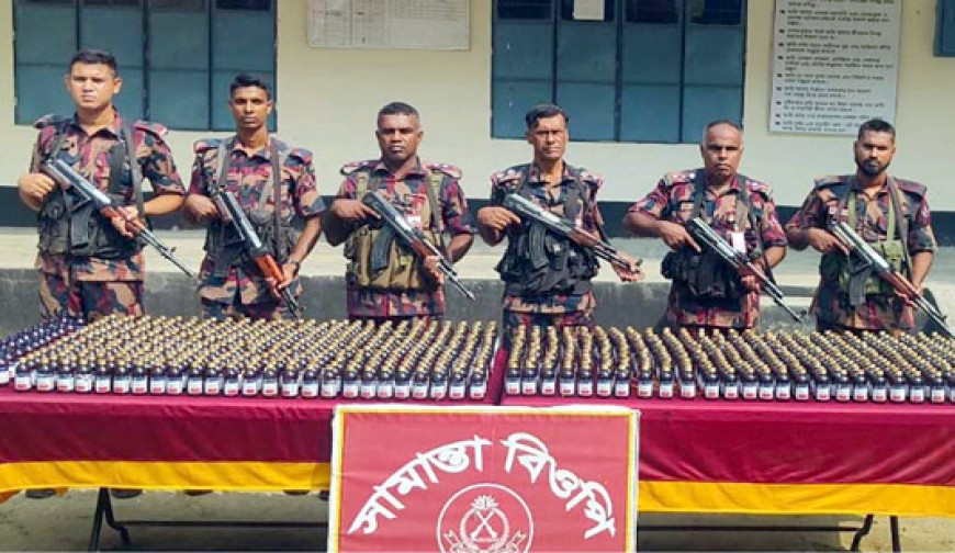মহেশপুরে বিজিবি’র অভিযানে  বড় মাদকের চালান উদ্ধার
