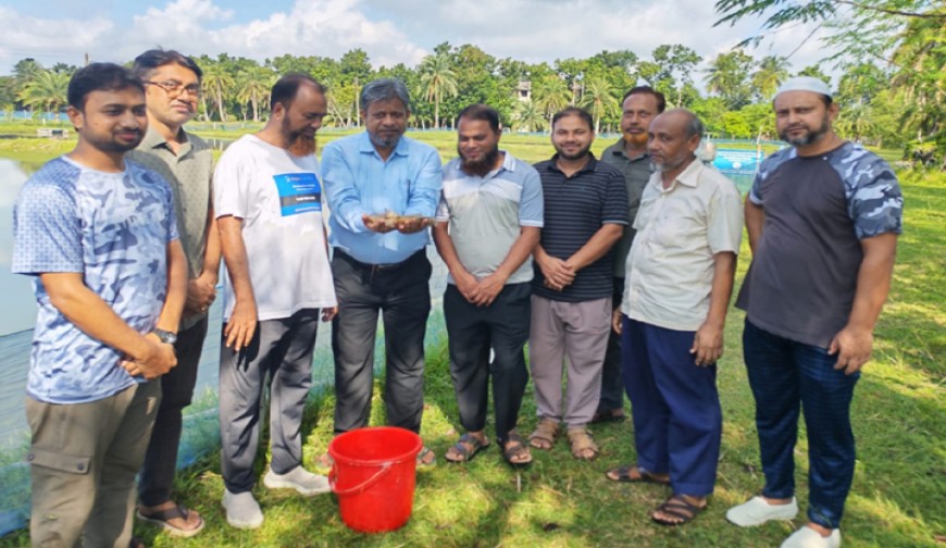 বিএফআরআই’র ডিজির লোনাপানি  কেন্দ্রের গবেষণা কার্যক্রম পরিদর্শন