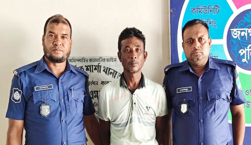 শার্শায় বিশেষ ক্ষমতা ও বিস্ফোরক  মামলায় যুবলীগ নেতা খোকন গ্রেপ্তার