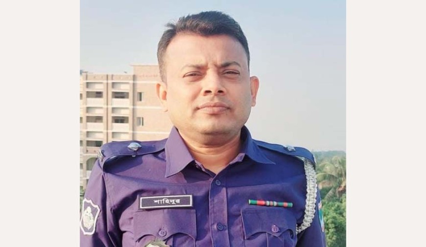 আশাশুনিতে নবাগত ওসি  শাহিদুর রহমানের যোগদান