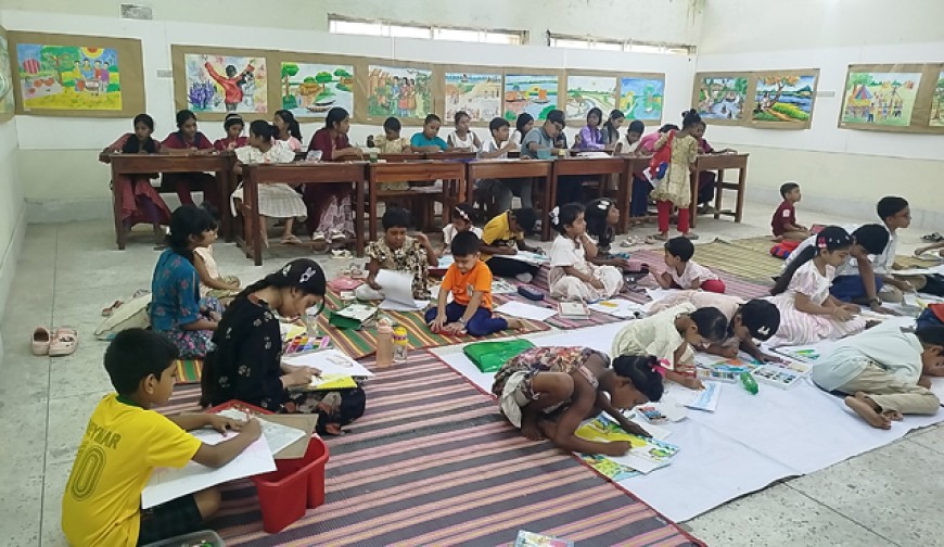 চিত্রশিল্পী এস এম সুলতানের ৩২তম মৃত্যুবার্ষিকী উপলক্ষে শিশু-কিশোরদের চিত্রাঙ্কন প্রতিযোগিতা