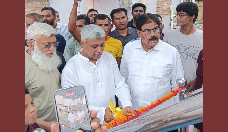 মুনলাইট মটরসে সোলার প্যানেল স্থাপন  উদ্বোধন করলেন বিদ্যুৎ প্রতিমন্ত্রী